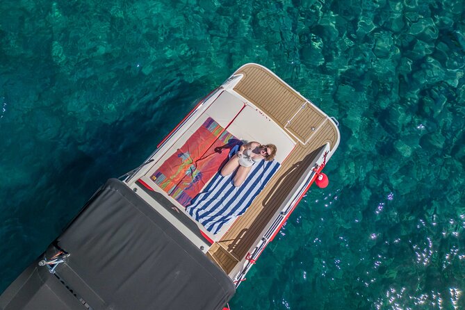 Rent a small boat without skipper - explore the islands and find hidden caves - Eight hours, with enough time to slow down