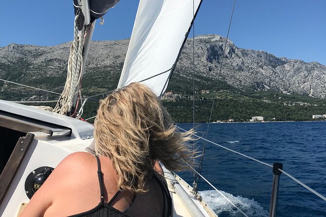 Sailing Korcula: Learn to Sail and Relax on the Water - Leaving Uvala Luka with Korcula behind you