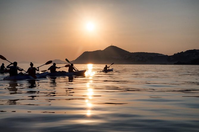 Sunset Sea Kayaking and Wine Dubrovnik - Learning to paddle beside the city walls