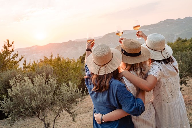 Sunset wine tasting in vineyard - From Dubrovnik Old Town to Malaštica Hill