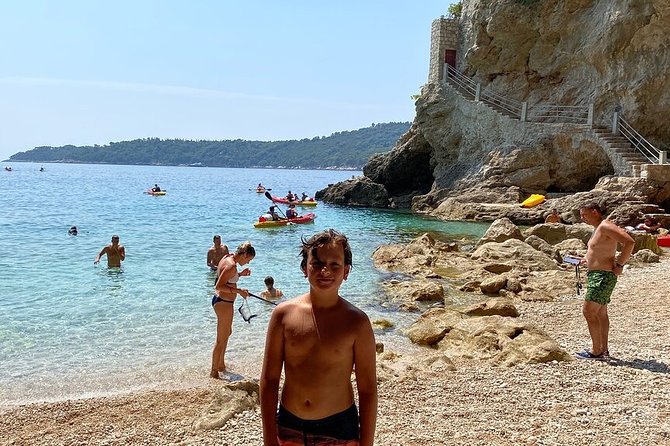 X-Adventure Sea Kayaking Half Day Tour in Dubrovnik - Betina Cave, swimming, and snorkeling